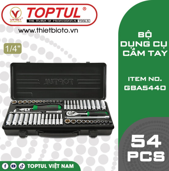 Bộ Dụng Cụ 54PCS TOPTUL GBA5440