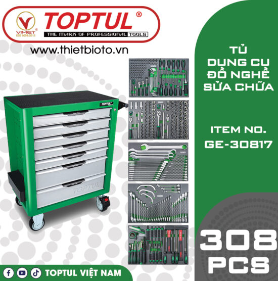 Tủ dụng cụ đồ nghề sửa chữa TOPTUL GE-30817