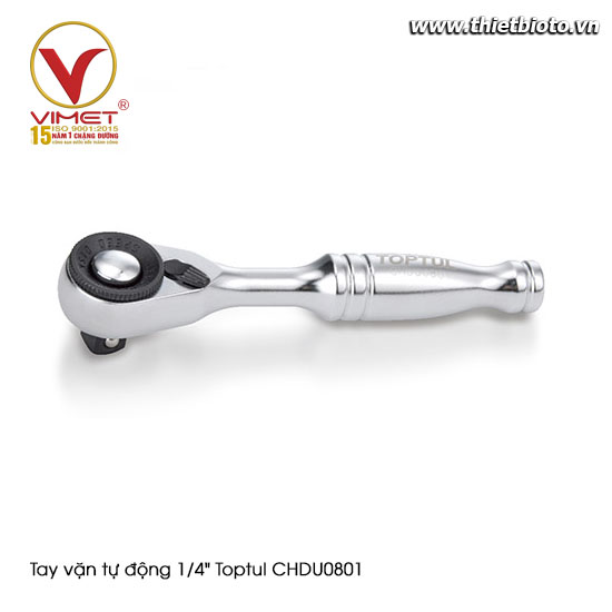 Tay vặn tự động 1/4" Toptul CHDU0801 - Vimet Corp