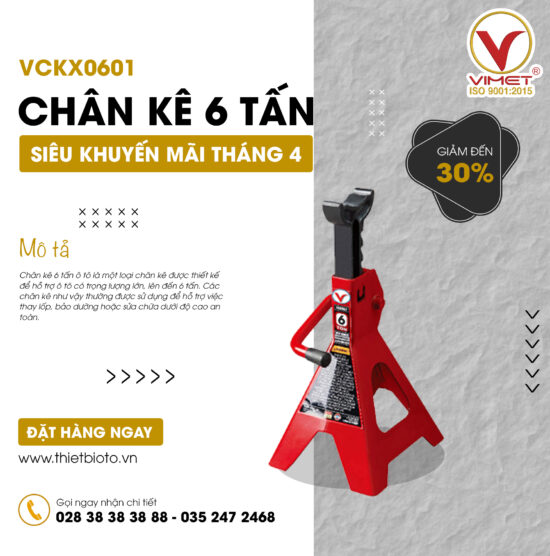 Chân Kê 6 Tấn VIMET VCKX0601