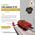 Cầu nâng 1 trụ rửa xe ô tô