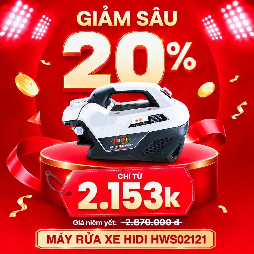 máy phun xịt rửa xe gia đình