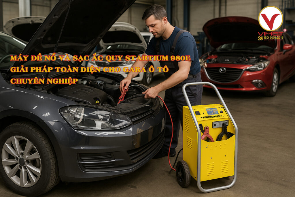 Máy Đề Nổ và Sạc Ắc Quy STARTIUM 980E – Giải Pháp Toàn Diện Cho Gara Ô Tô Chuyên Nghiệp