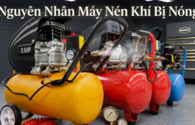 máy nén khí bị nóng
