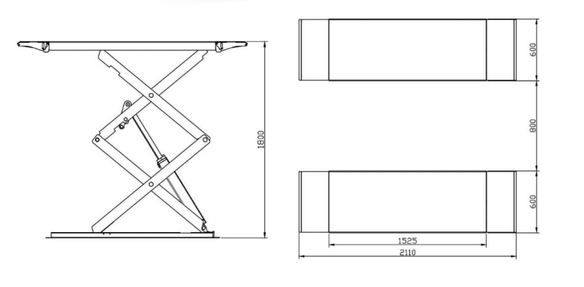 cầu nâng cắt kéo