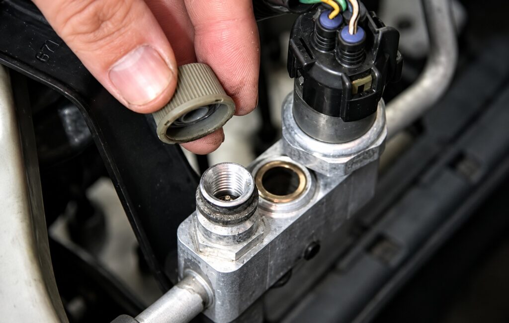 nạp gas điều hòa ô tô